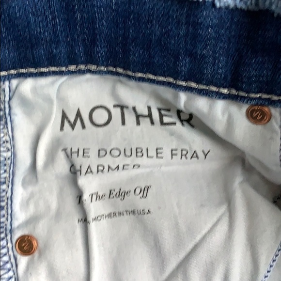 Mother The Double Fray Charmer denim size 26 - Picture 8 of 9